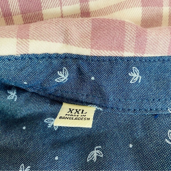 Jachs Girlfriend Pearl Snap Flannel Shirt W/ Pockets Size XXL - Picture 6 of 7